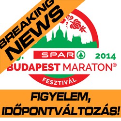 FIGYELEM! Időpontváltozás a 29. SPAR Budapest Maraton Fesztiválon – folyamatos frissítés