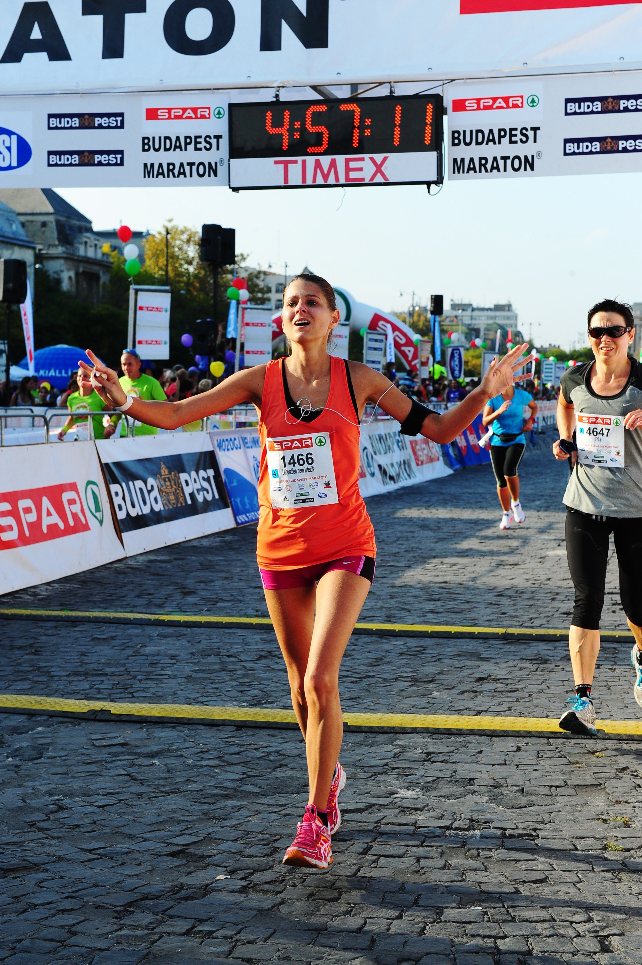 Kozma Klaudia első maratonja