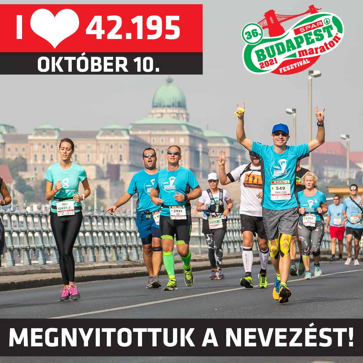 Mától nevezhetsz a 36. SPAR Budapest Maraton hosszabb távjára